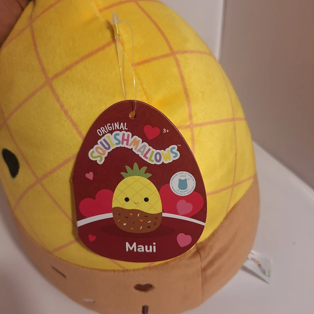 Squishmallow Maui the Chocolate Pineapple‎ Valentines Day 2025 NEW 10 inch FTM